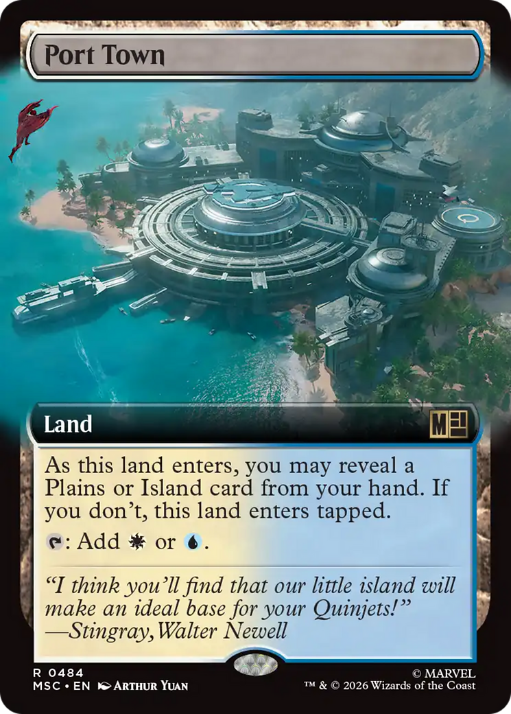 Port Town (Extended Art) [Marvel Super Heroes Commander] | Gear Gaming Fayetteville