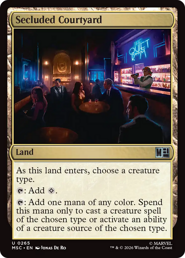 Secluded Courtyard [Marvel Super Heroes Commander] | Gear Gaming Fayetteville