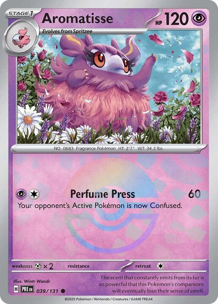 Aromatisse (039/131) (Poke Ball Pattern) [Scarlet & Violet: Prismatic Evolutions] | Gear Gaming Fayetteville