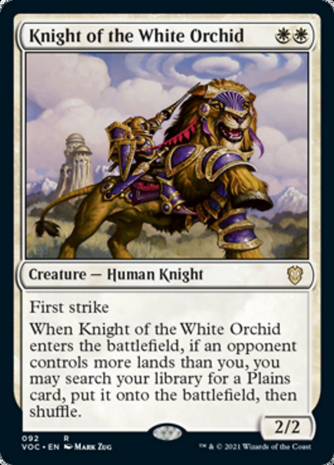 Knight of the White Orchid [Innistrad: Crimson Vow Commander] | Gear Gaming Fayetteville