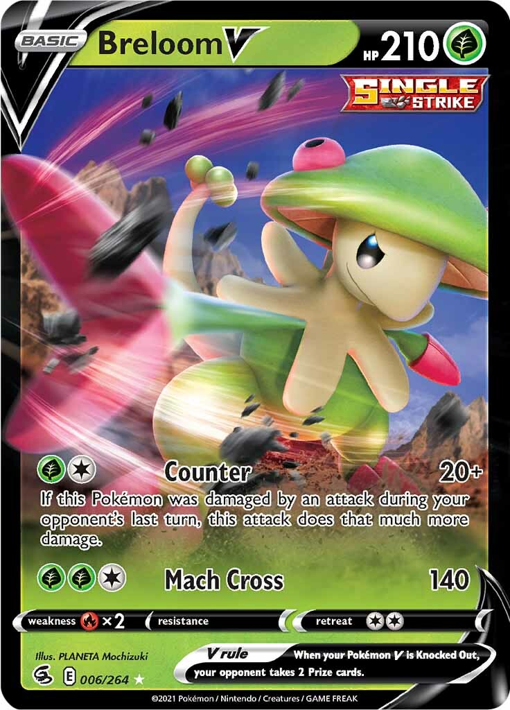 Breloom V (006/264) [Sword & Shield: Fusion Strike] | Gear Gaming Fayetteville