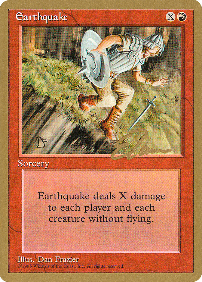 Earthquake (Eric Tam) [Pro Tour Collector Set] | Gear Gaming Fayetteville