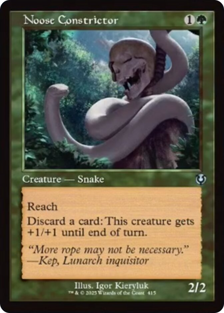 Noose Constrictor (Retro Frame) [Innistrad Remastered] | Gear Gaming Fayetteville