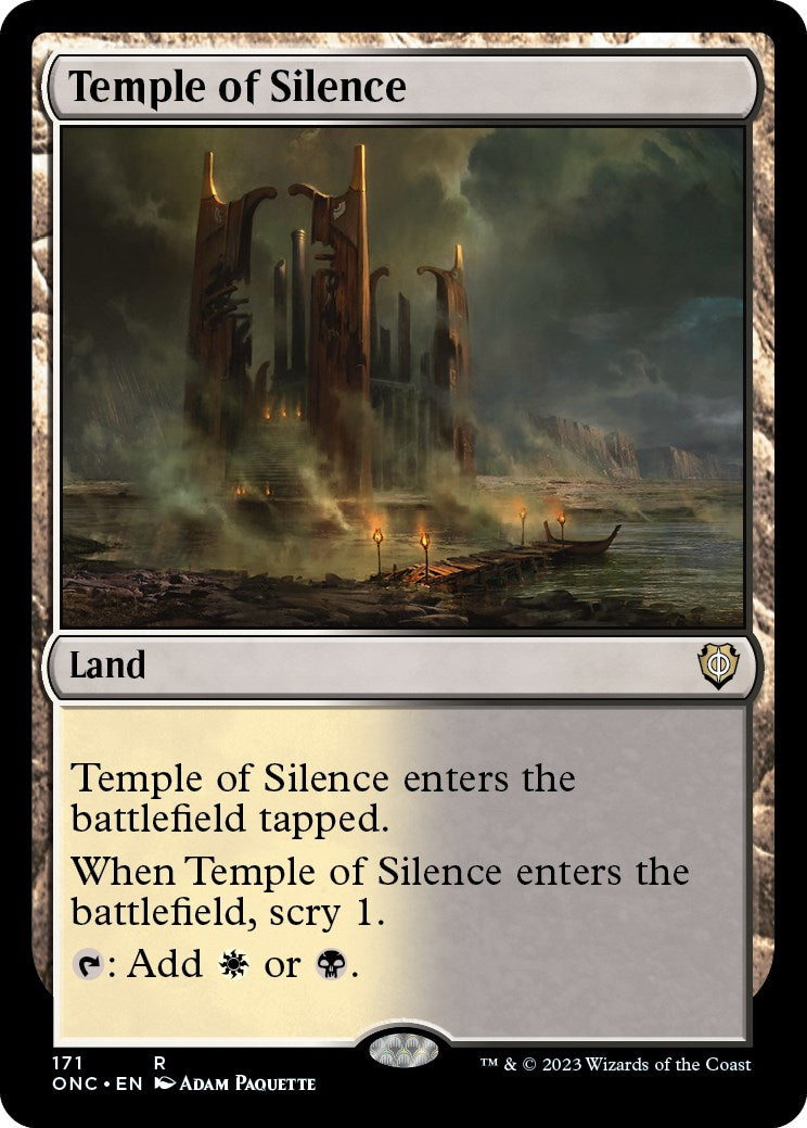 Temple of Silence [Phyrexia: All Will Be One Commander] | Gear Gaming Fayetteville