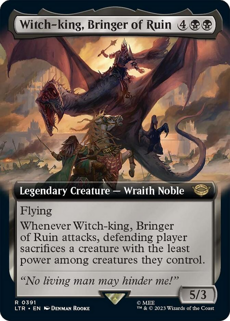 Witch-king, Bringer of Ruin (Extended Alternate Art) [The Lord of the Rings: Tales of Middle-Earth] | Gear Gaming Fayetteville