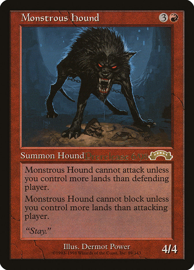 Monstrous Hound [Exodus Promos] | Gear Gaming Fayetteville