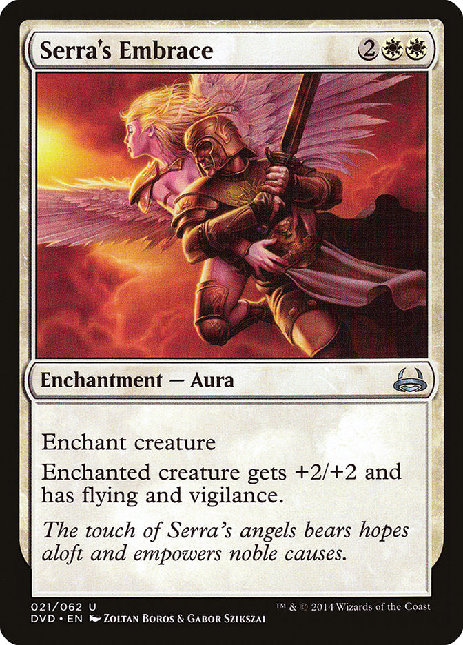 Serra's Embrace (Divine vs. Demonic) [Duel Decks Anthology] | Gear Gaming Fayetteville