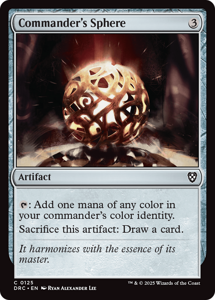 Commander's Sphere [Aetherdrift Commander] | Gear Gaming Fayetteville