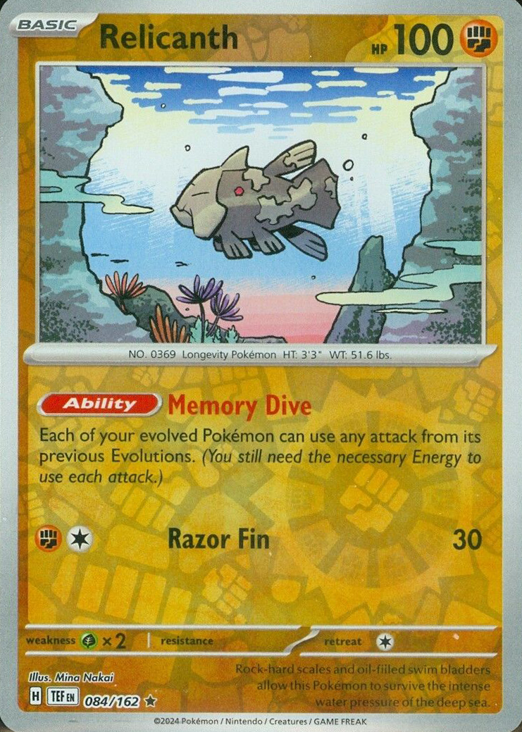 Relicanth (084/162) [Scarlet & Violet: Temporal Forces] | Gear Gaming Fayetteville