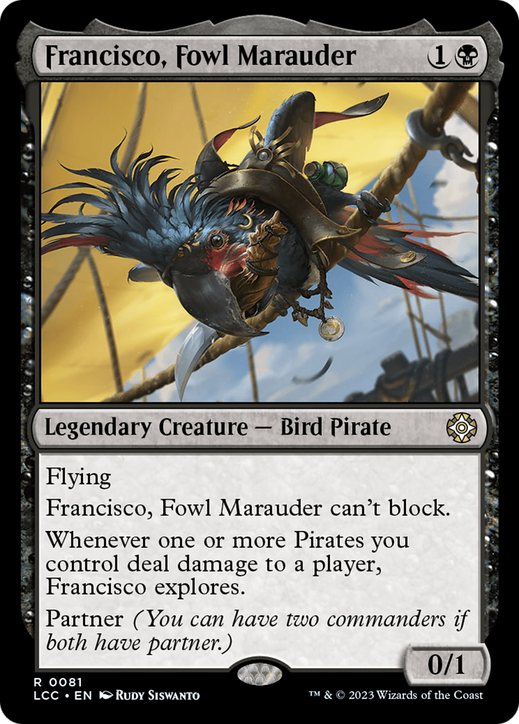 Francisco, Fowl Marauder [The Lost Caverns of Ixalan Commander] | Gear Gaming Fayetteville