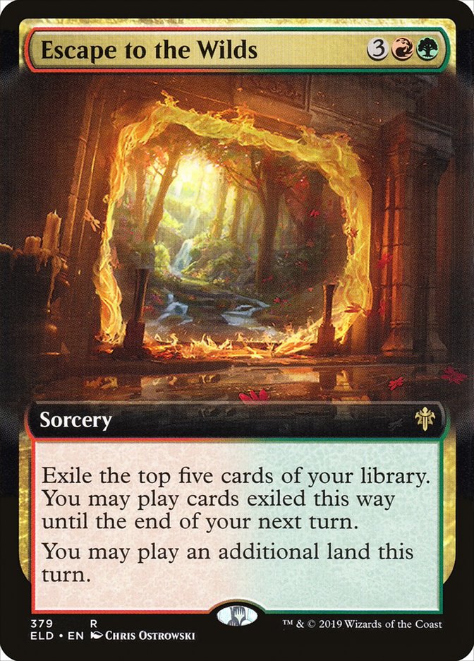 Escape to the Wilds (Extended Art) [Throne of Eldraine] | Gear Gaming Fayetteville