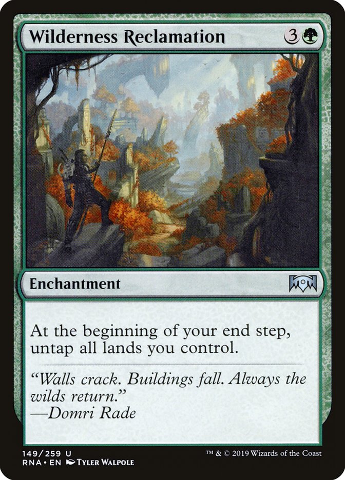 Wilderness Reclamation [Ravnica Allegiance] | Gear Gaming Fayetteville