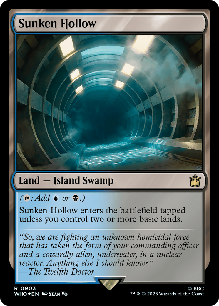 Sunken Hollow (Surge Foil) [Doctor Who] | Gear Gaming Fayetteville