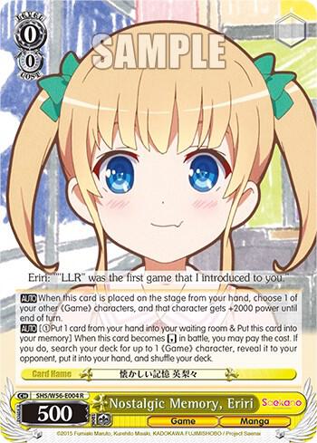 Nostalgic Memory, Eriri - [Saekano: How to Raise a Boring Girlfriend] | Gear Gaming Fayetteville