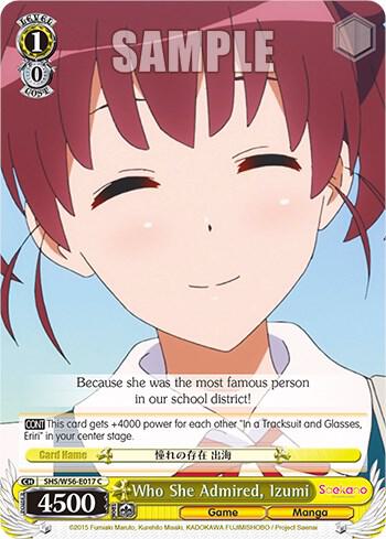 Who She Admired, Izumi - [Saekano: How to Raise a Boring Girlfriend] | Gear Gaming Fayetteville