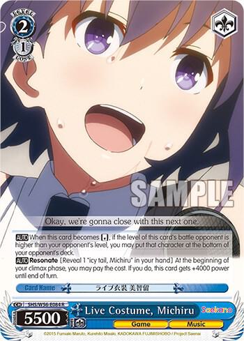 Live Costume, Michiru - [Saekano: How to Raise a Boring Girlfriend] | Gear Gaming Fayetteville