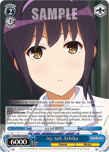 icy tail, Echika - [Saekano: How to Raise a Boring Girlfriend] | Gear Gaming Fayetteville