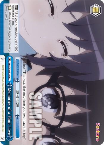 Memories of a Faint Love - [Saekano: How to Raise a Boring Girlfriend] | Gear Gaming Fayetteville