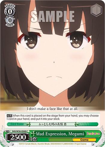 Mad Expression, Megumi - [Saekano: How to Raise a Boring Girlfriend] | Gear Gaming Fayetteville