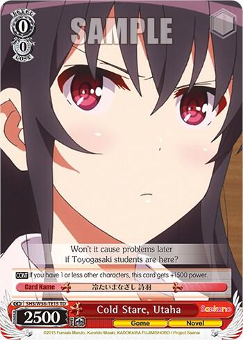 Cold Stare, Utaha - [Saekano: How to Raise a Boring Girlfriend] | Gear Gaming Fayetteville