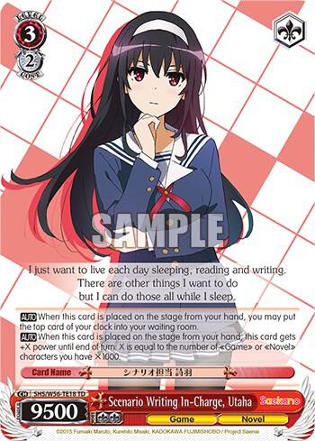 Scenario Writing In-Charge, Utaha - [Saekano: How to Raise a Boring Girlfriend] | Gear Gaming Fayetteville