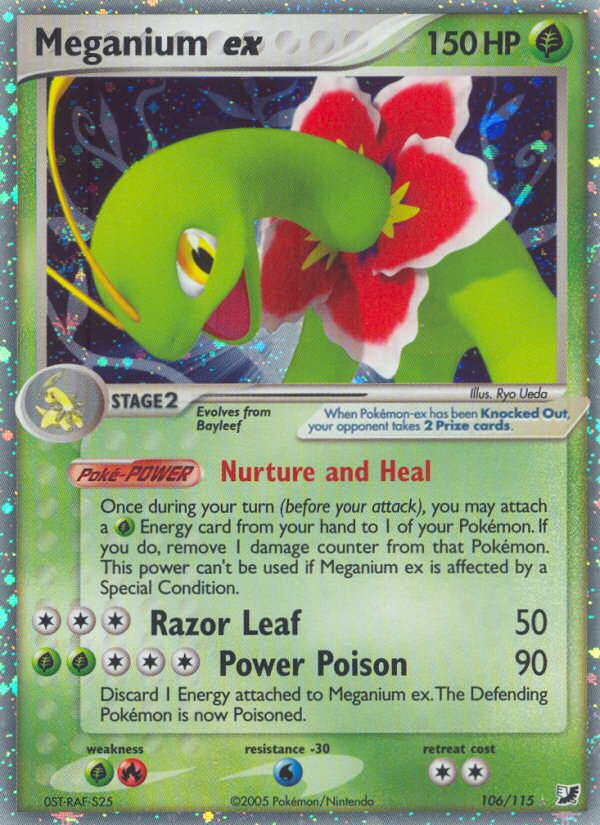 Meganium ex (106/115) [EX: Unseen Forces] | Gear Gaming Fayetteville