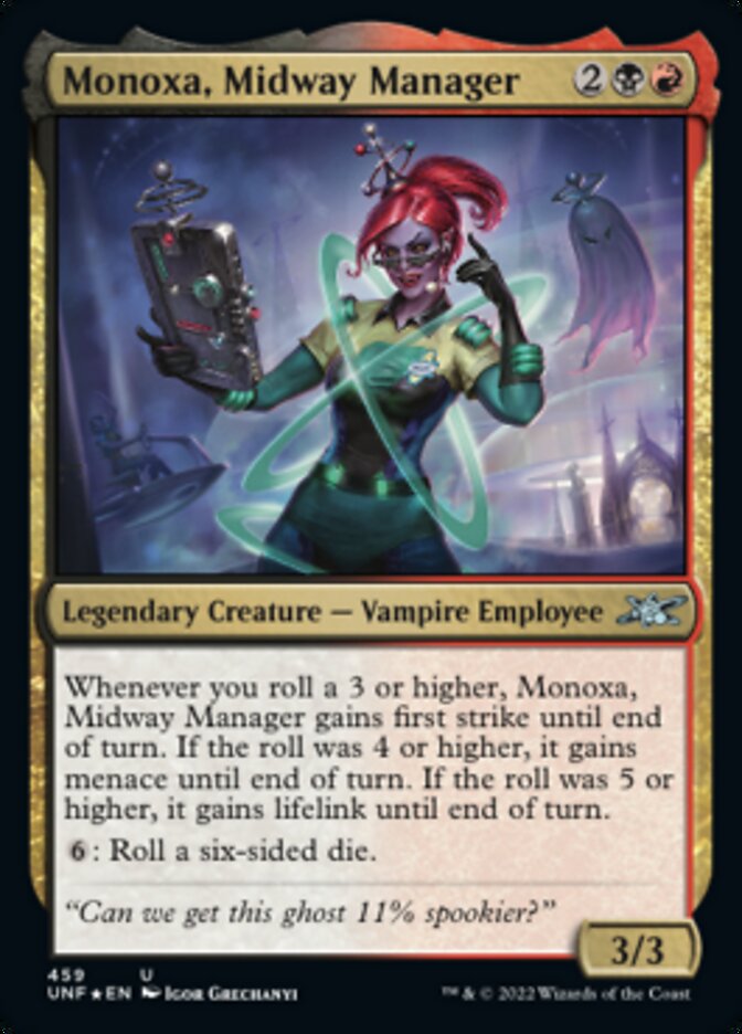 Monoxa, Midway Manager (Galaxy Foil) [Unfinity] | Gear Gaming Fayetteville