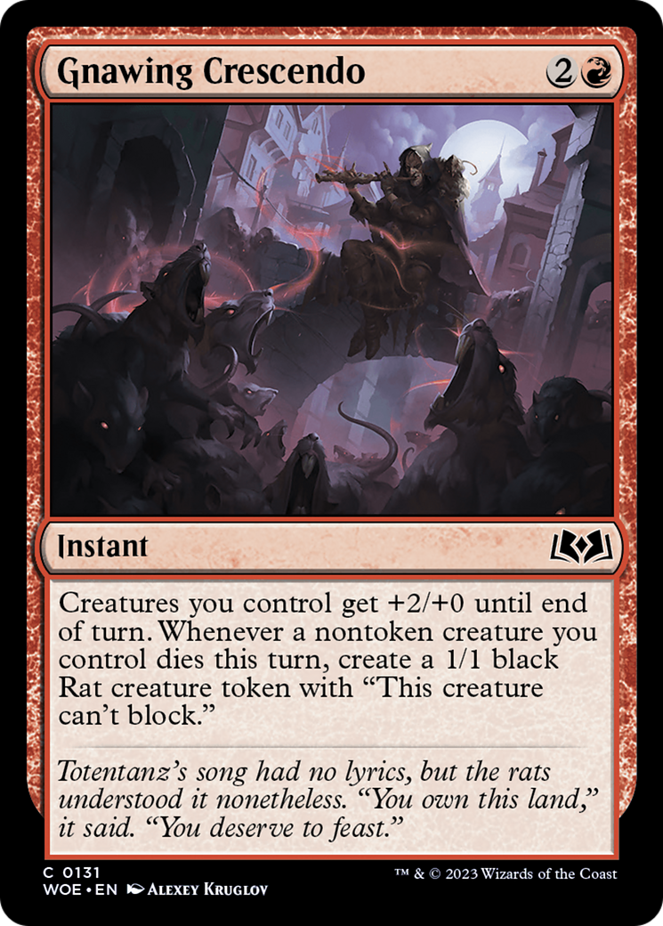 Gnawing Crescendo [Wilds of Eldraine] | Gear Gaming Fayetteville