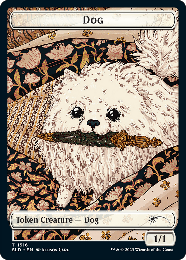 Dog // Cat Double-Sided Token [Secret Lair Commander Deck: Raining Cats and Dogs Tokens] | Gear Gaming Fayetteville