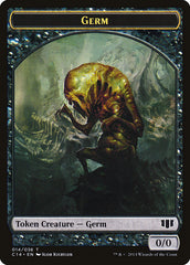 Germ // Zombie (016/036) Double-Sided Token [Commander 2014 Tokens] | Gear Gaming Fayetteville