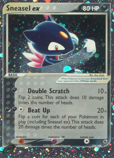 Sneasel ex (103/109) [EX: Ruby & Sapphire] | Gear Gaming Fayetteville