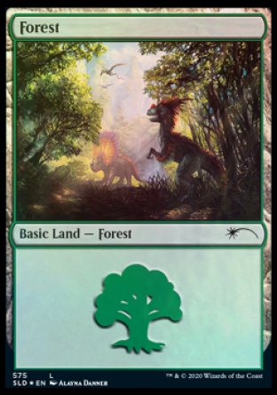 Forest (Dinosaurs) (575) [Secret Lair Drop Promos] | Gear Gaming Fayetteville