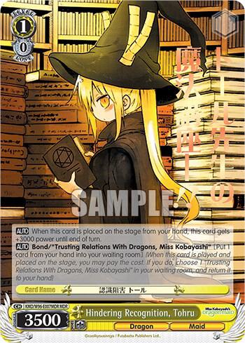 Hindering Recognition, Tohru (MDR) - [Miss Kobayashi's Dragon Maid] | Gear Gaming Fayetteville