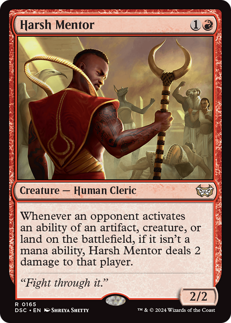 Harsh Mentor [Duskmourn: House of Horror Commander] | Gear Gaming Fayetteville