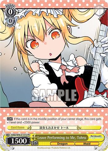 Leave Performing to Me, Tohru (Foil) - [Miss Kobayashi's Dragon Maid] | Gear Gaming Fayetteville