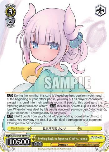 Peeking Back in Japanese Clothes, Kanna - [Miss Kobayashi's Dragon Maid] | Gear Gaming Fayetteville