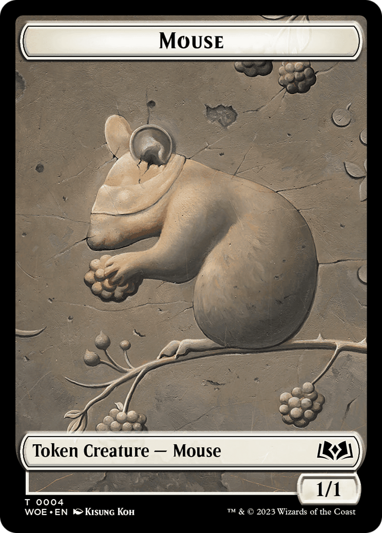 Mouse // Food (0011) Double-Sided Token [Wilds of Eldraine Tokens] | Gear Gaming Fayetteville