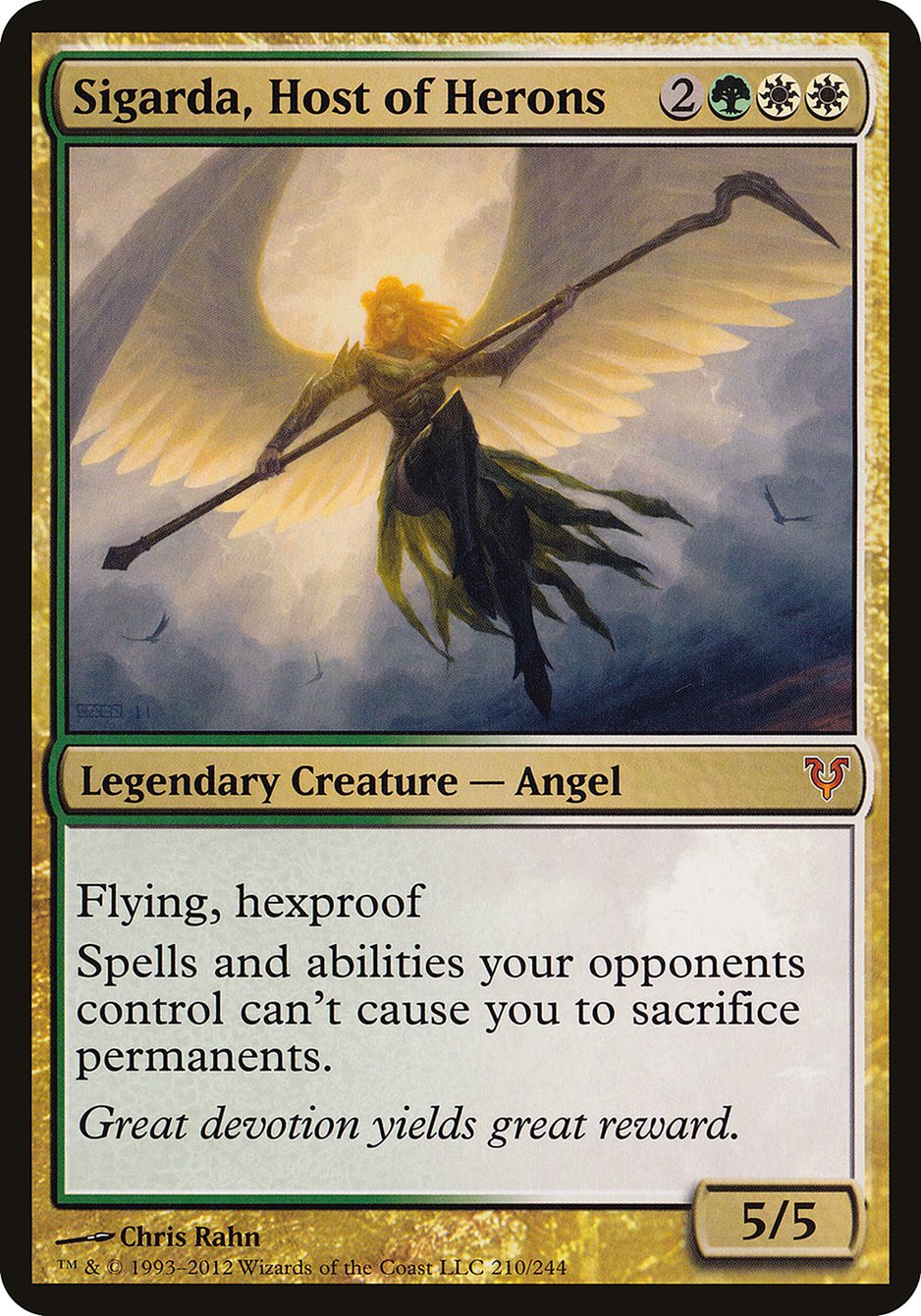 Sigarda, Host of Herons (Oversized) [Open the Helvault] | Gear Gaming Fayetteville