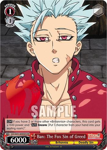 Ban: The Fox Sin of Greed (DSR) - [The Seven Deadly Sins: Revival of The Commandments] | Gear Gaming Fayetteville