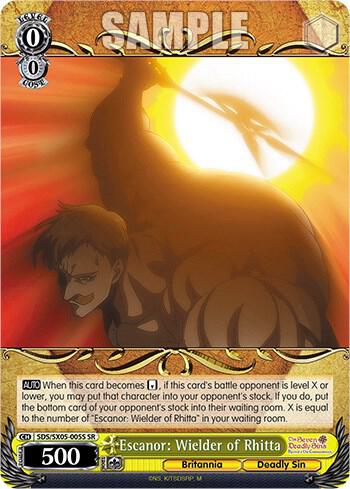 Escanor: Wielder of Rhitta (SR) - [The Seven Deadly Sins: Revival of The Commandments] | Gear Gaming Fayetteville