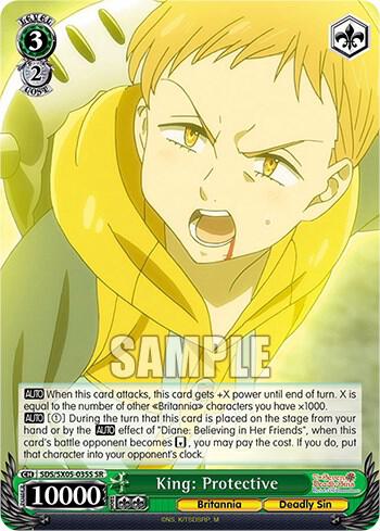 King: Protective (SR) - [The Seven Deadly Sins: Revival of The Commandments] | Gear Gaming Fayetteville