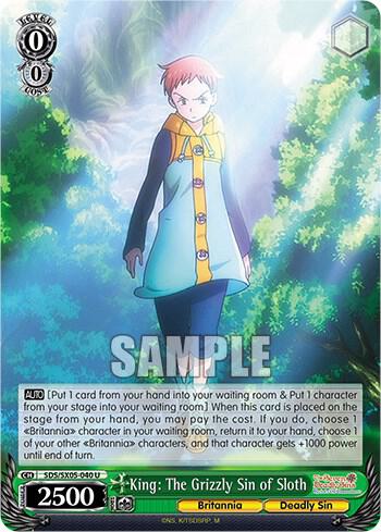 King: The Grizzly Sin of Sloth - [The Seven Deadly Sins: Revival of The Commandments] | Gear Gaming Fayetteville