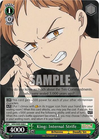 King: Internal Strife - [The Seven Deadly Sins: Revival of The Commandments] | Gear Gaming Fayetteville