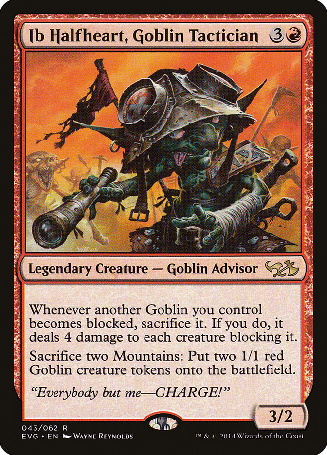 Ib Halfheart, Goblin Tactician (Elves vs. Goblins) [Duel Decks Anthology] | Gear Gaming Fayetteville