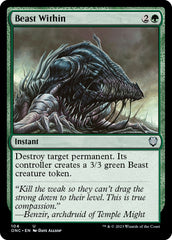 Beast Within [Phyrexia: All Will Be One Commander] | Gear Gaming Fayetteville