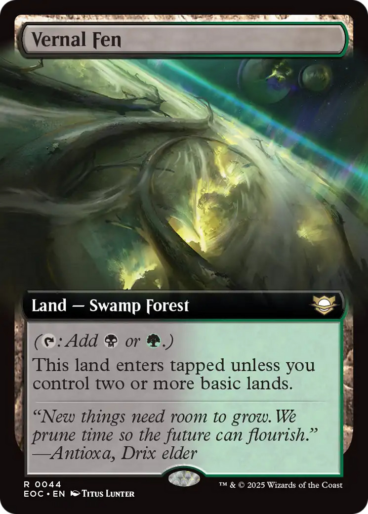 Vernal Fen (Extended Art) [Edge of Eternities Commander] | Gear Gaming Fayetteville