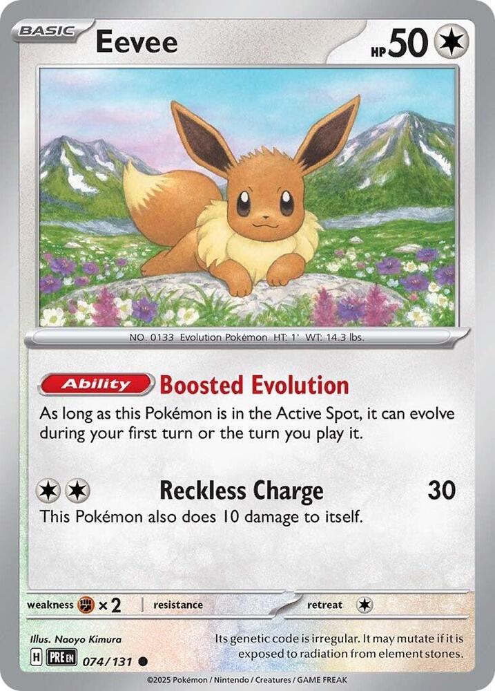 Eevee (074/131) [Scarlet & Violet: Prismatic Evolutions] | Gear Gaming Fayetteville