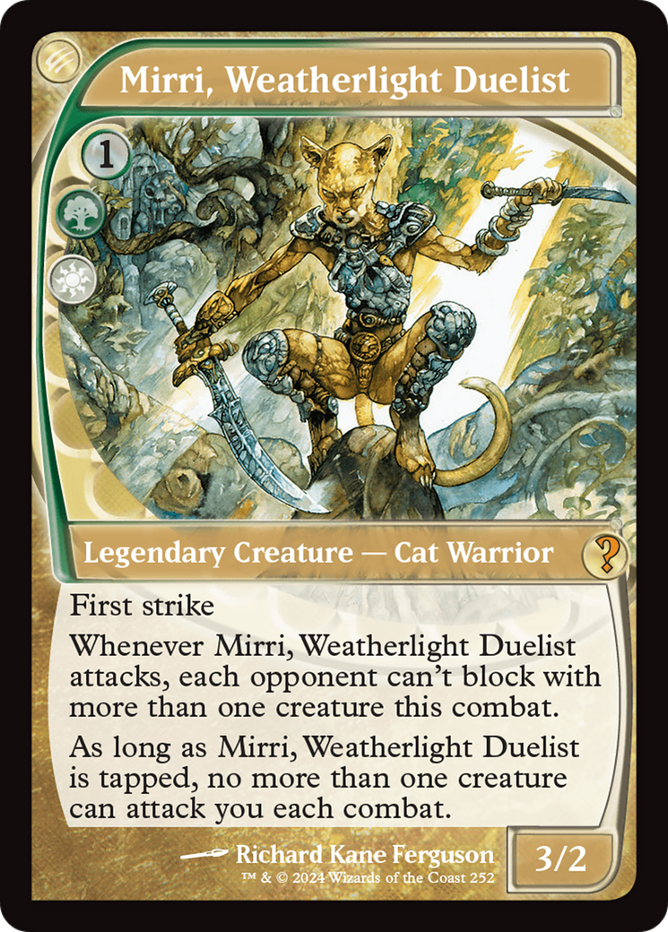 Mirri, Weatherlight Duelist (Future Sight) [Mystery Booster 2] | Gear Gaming Fayetteville