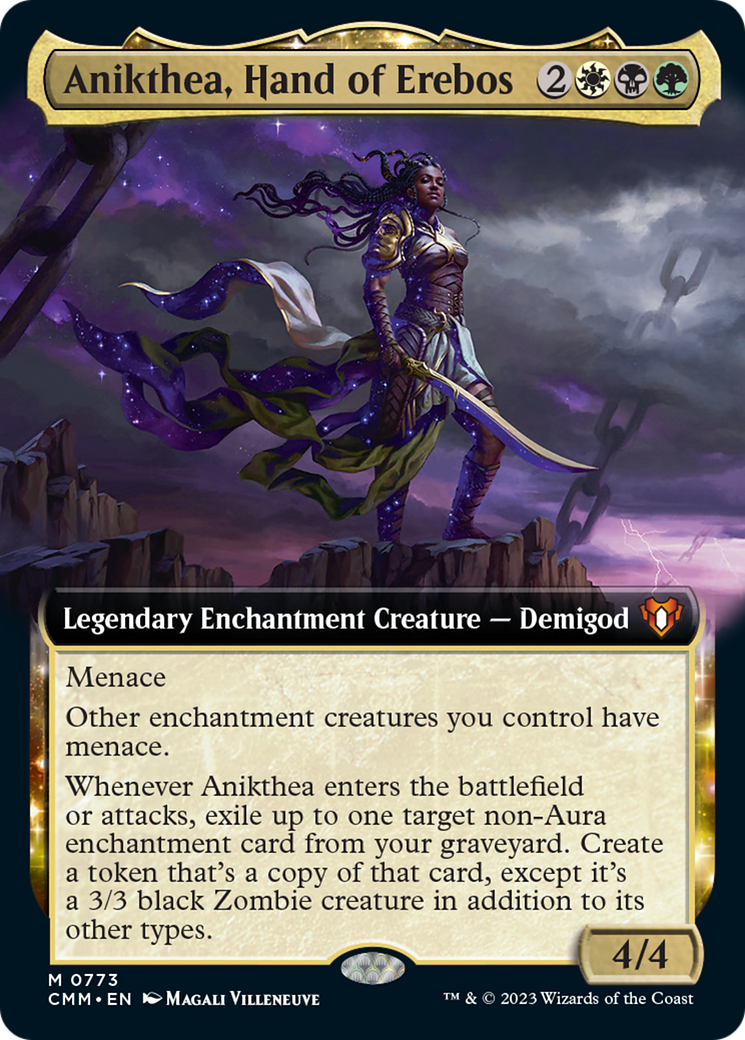 Anikthea, Hand of Erebos (Extended Art) [Commander Masters] | Gear Gaming Fayetteville