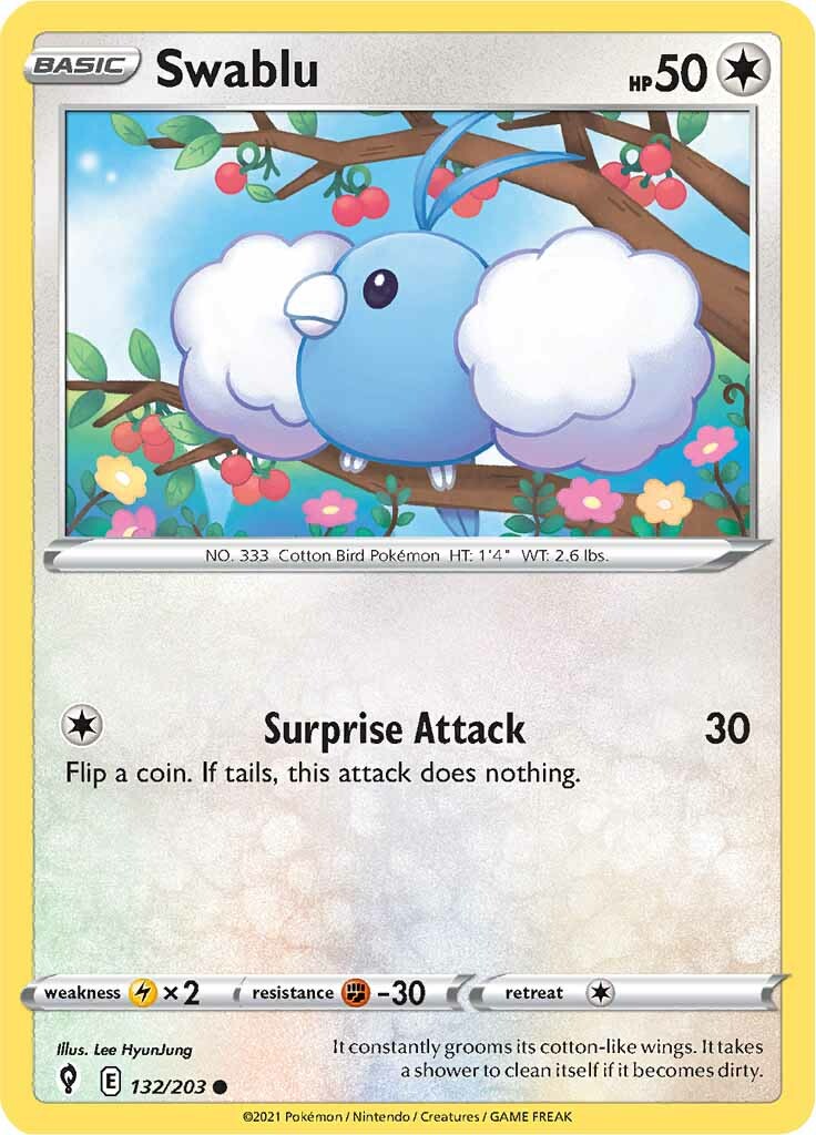 Swablu (132/203) [Sword & Shield: Evolving Skies] | Gear Gaming Fayetteville